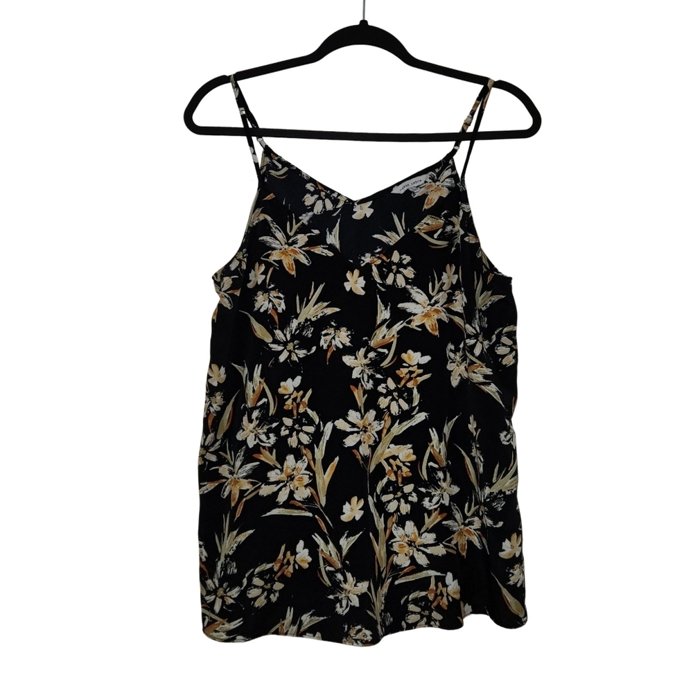 Naked Zebra Floral Black Camisole